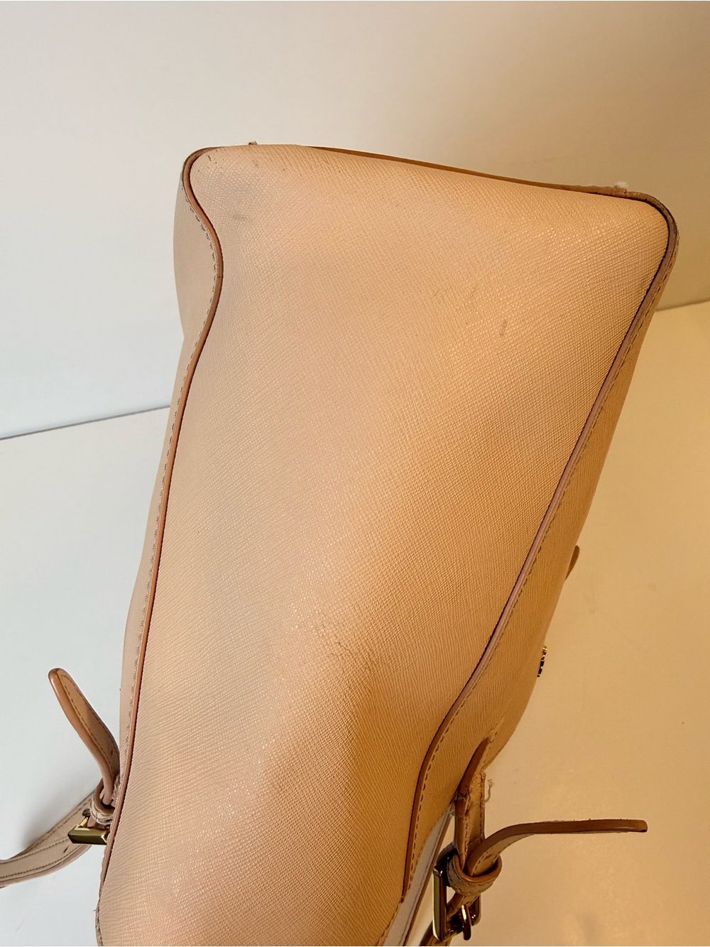 Tory Burch York Small Buckle Tote Powder Pink - Picture 7 of 13